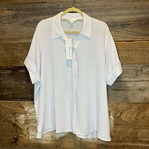 Renuar Light Blue Short Sleeve Shirt